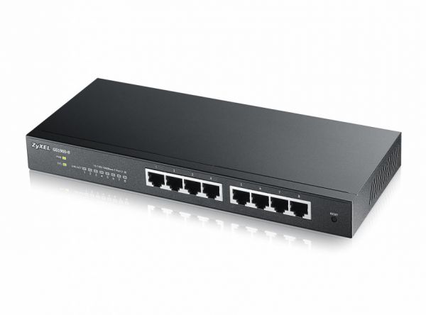 Коммутатор ZyXEL GS1900-8-EU0102F 8x100 Мбит/сек, 1000 Мбит/сек, управляемый