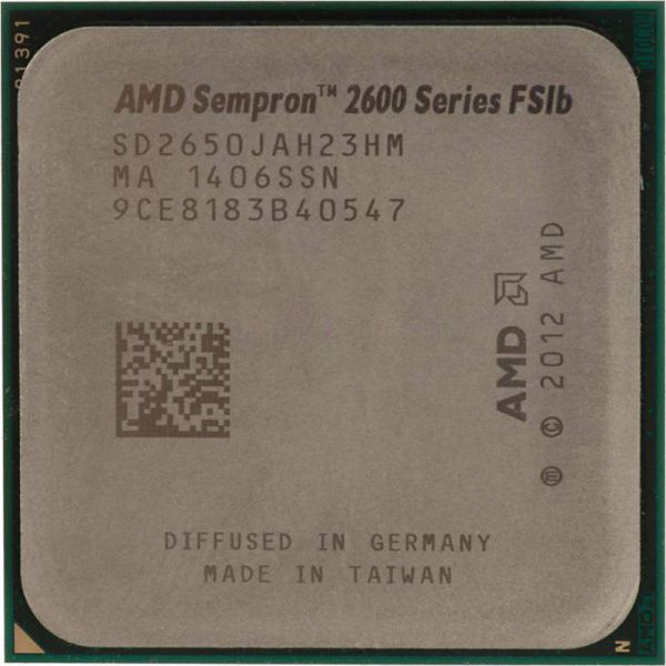 Процессор AMD Sempron X2 2650 Socket-AM1 (SD2650JAH23HM) (1.45/5000/1Mb/Radeon HD 8240) Kabini OEM